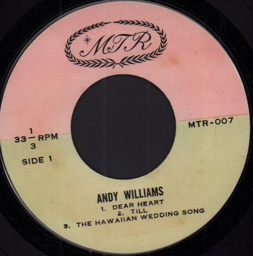 Andy Williams - Andy Williams - 7 Inch