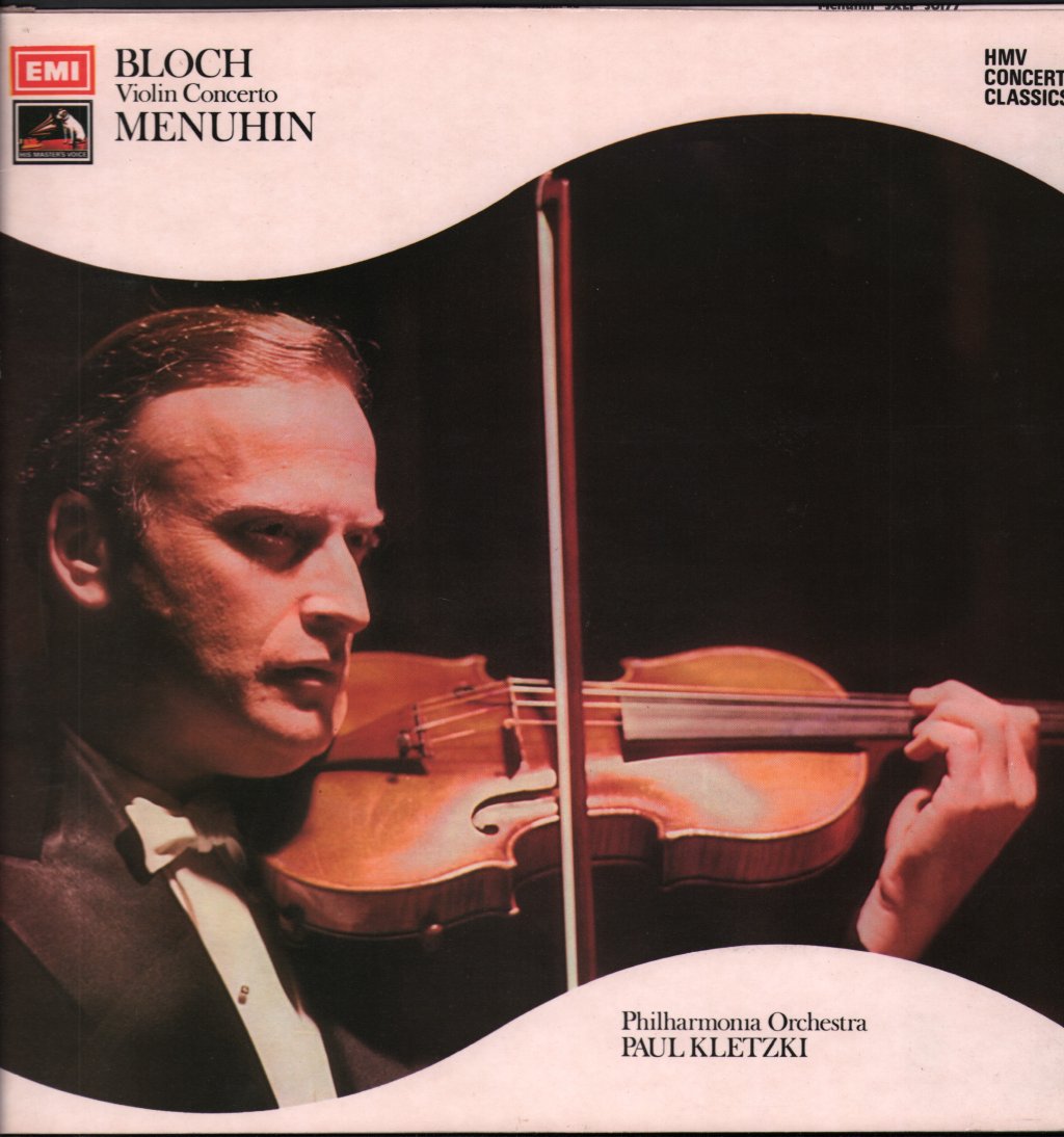 Yehudi Menuhin / Paul Kletzki / Philharmonia Orchestra - Bloch - Violin Concerto - Lp