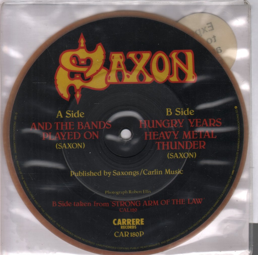 Saxon - And The Bands Played On - 7 Inch