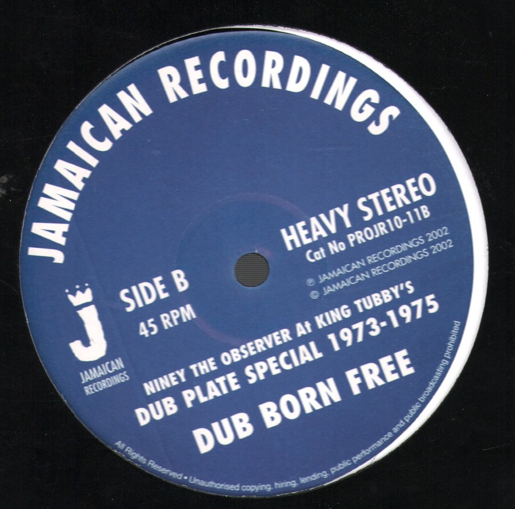 Niney The Observer At King Tubby's - Set Dub Free - 10 Inch