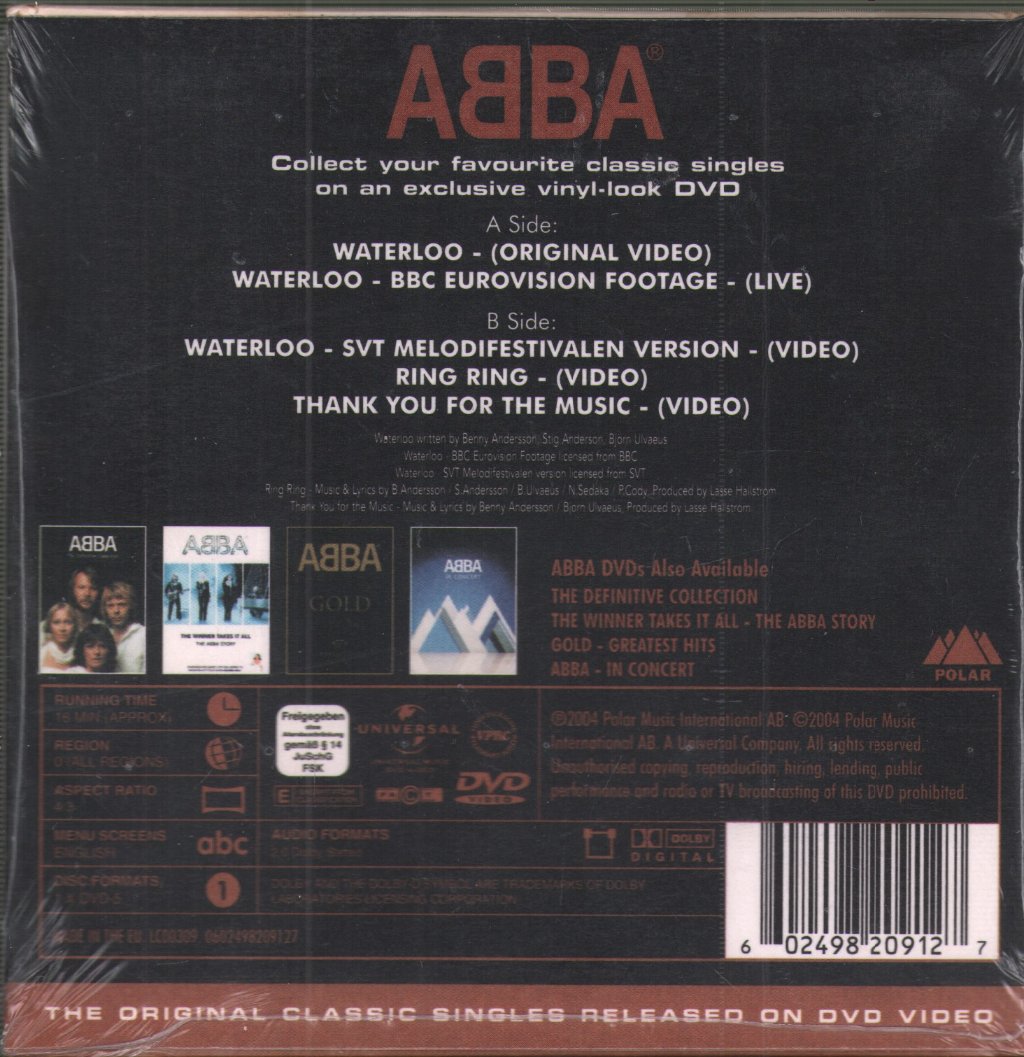 ABBA - Waterloo - Dvd