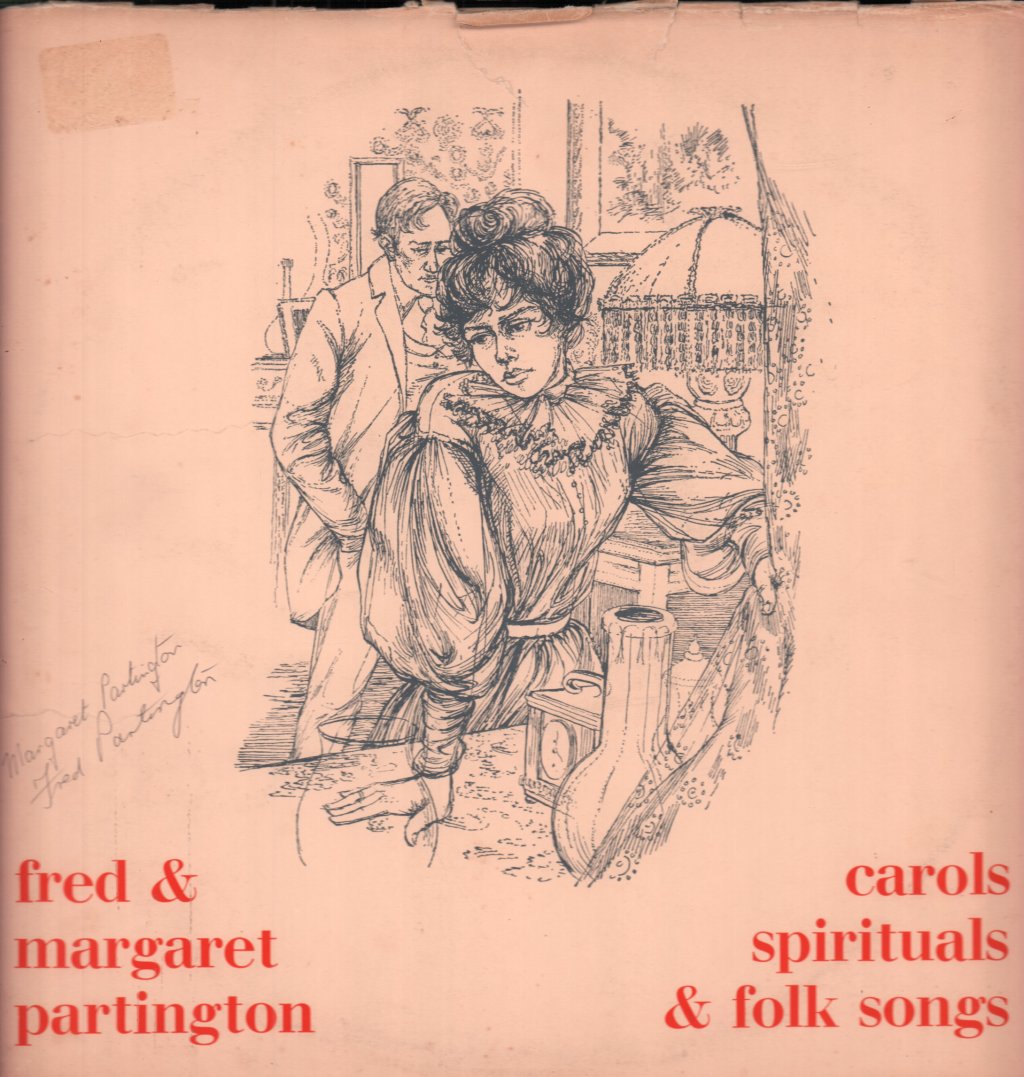 fred & margaret partinton - carols spirituals & folk songs - Lp