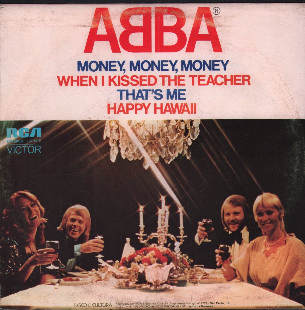 ABBA - Money, Money, Money / When I Kissed The Teacher / That's Me / Happy Hawaii - 7 Inch