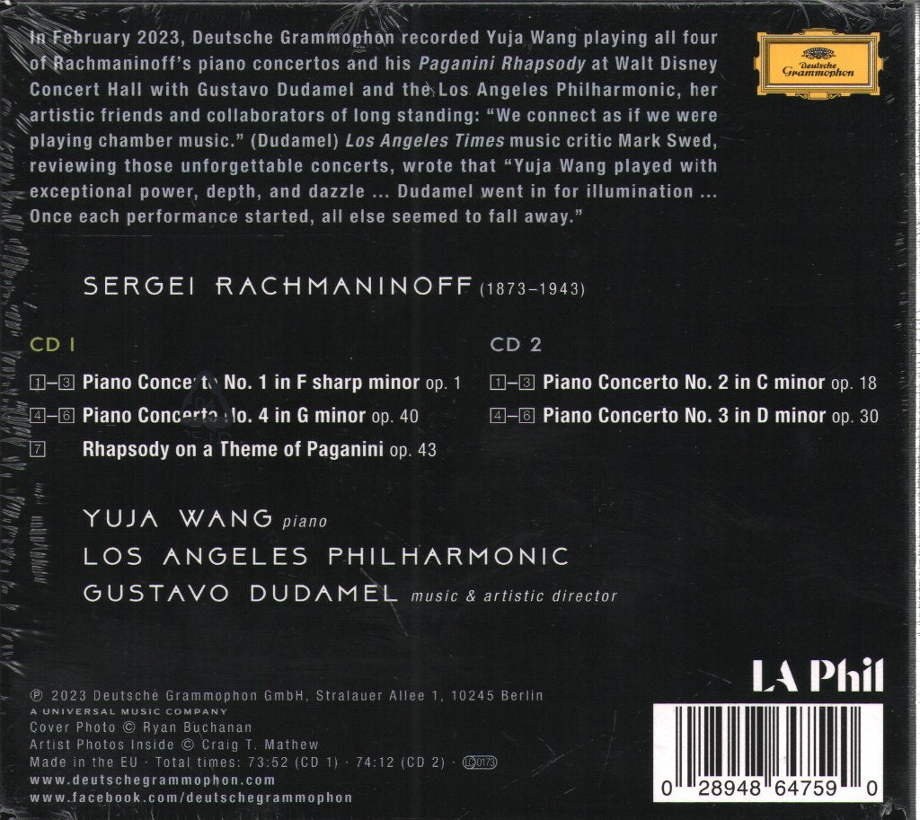 Yuja Wang - Piano Concertos & Paganini Rhapsody - Double Cd