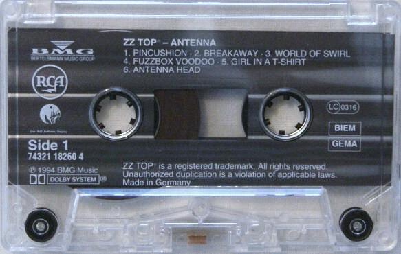 ZZ Top - Antenna - Cassette