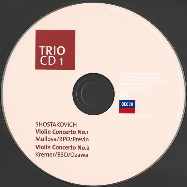 Viktoria Mullova Gidon Kremer Heinrich Schiff Peter Jablonski Cristina Ortiz - shostakovich Complete Concertos - Triple Cd