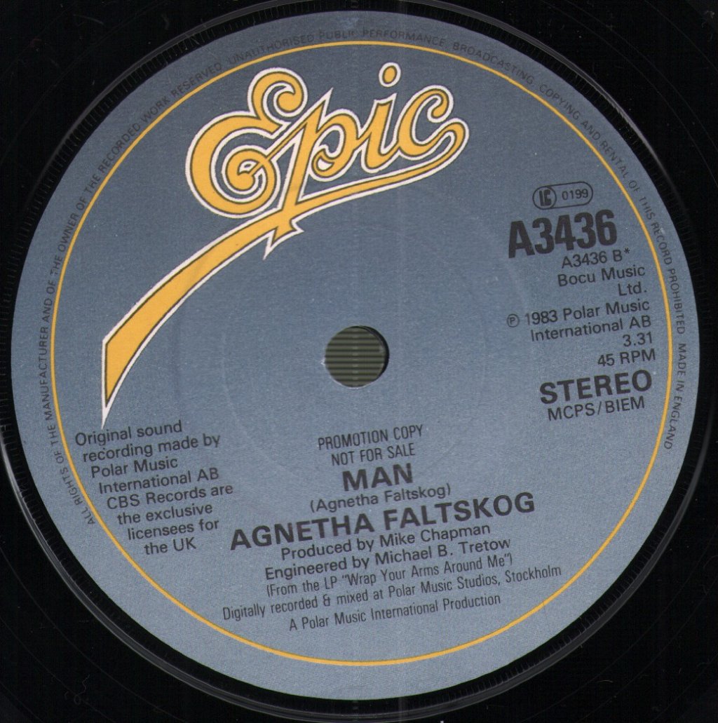 Agnetha Fältskog - Heat Is On - 7 Inch