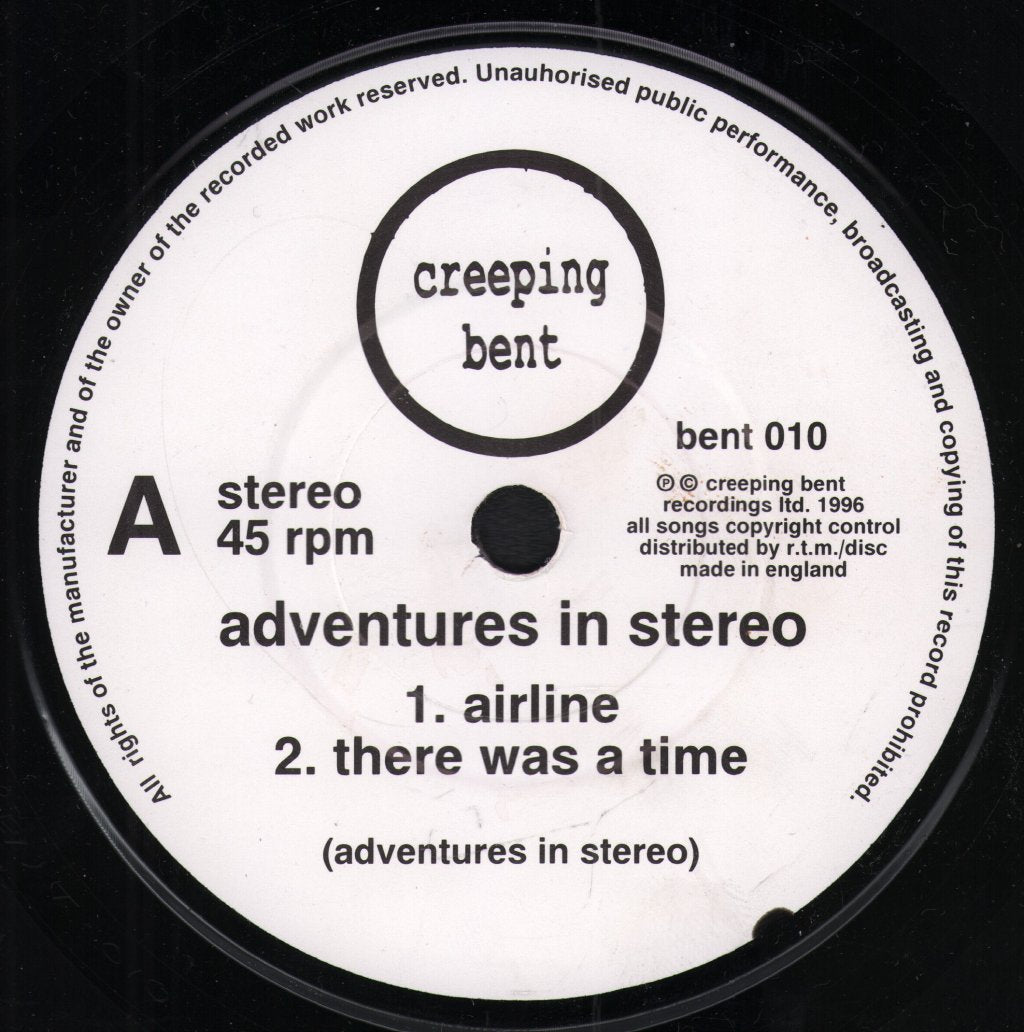 Adventures In Stereo - Airline - 7 Inch