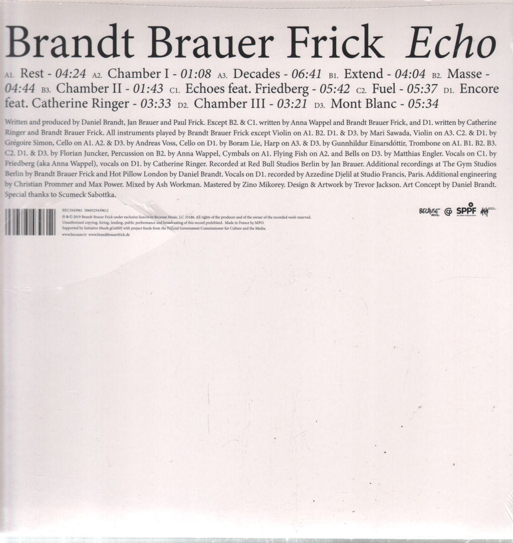 Brandt Brauer Frick - Echo - Double Lp