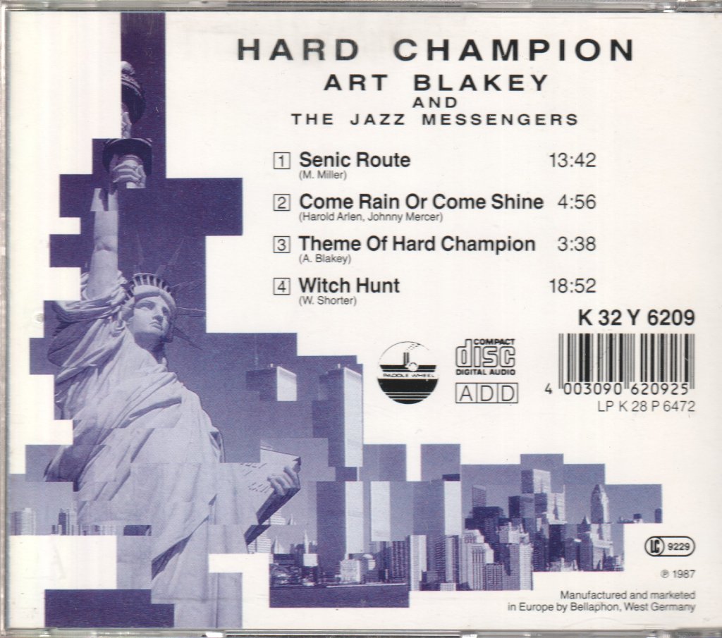 Art Blakey And The Jazz Messengers - Hard Champion - Cd