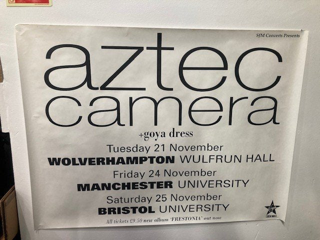 Aztec Camera - Wulfrun Hall 21st November 19995 - Poster