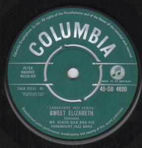 Acker Bilk - Sweet Elizabeth - 7 Inch