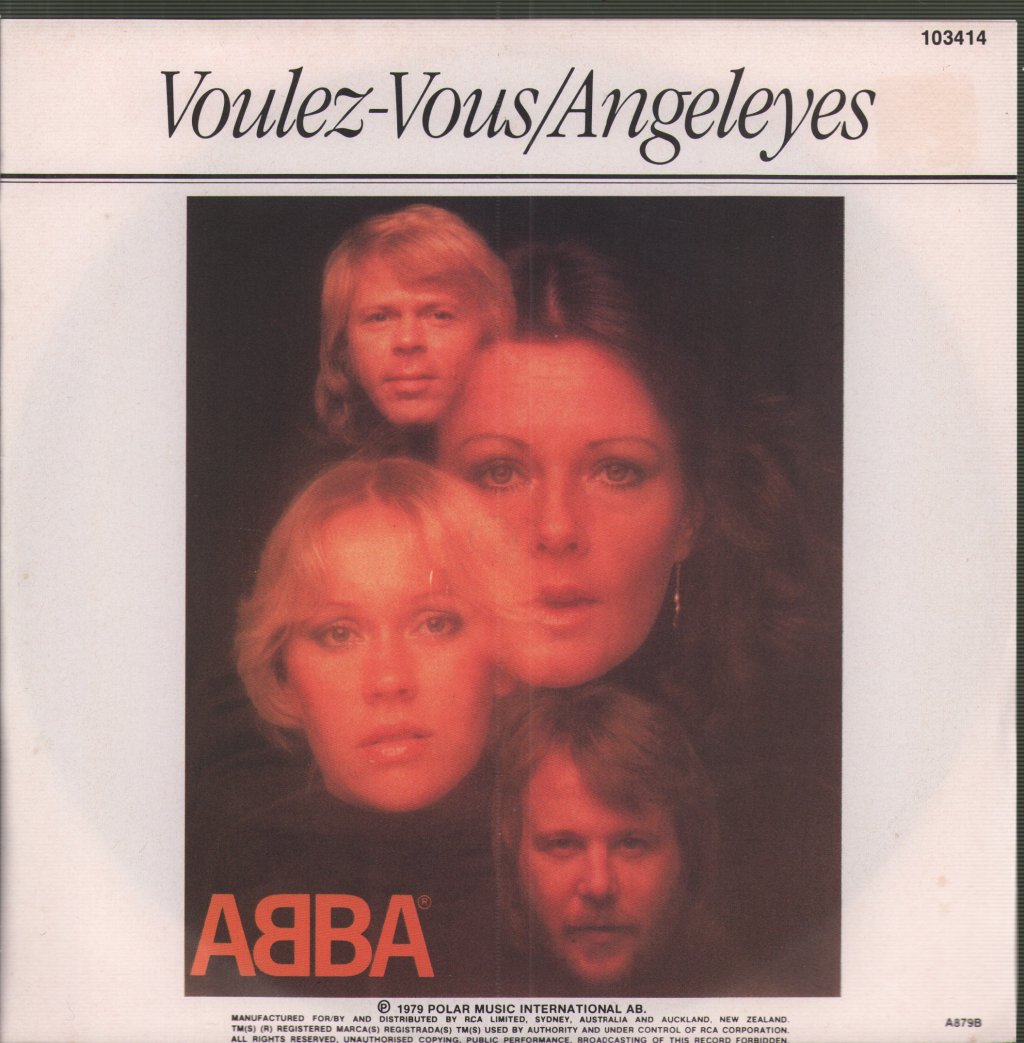 ABBA - Voulez-Vous / Angeleyes - 7 Inch