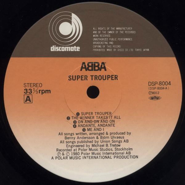 ABBA - Super Trouper = スーパー・トゥルーパー - Lp