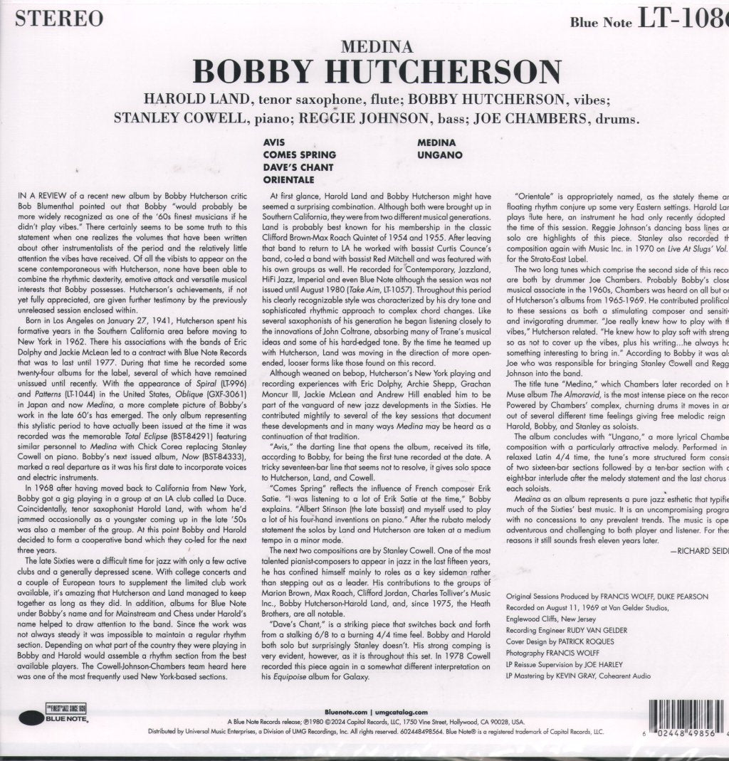 Bobby Hutcherson - Medina - Lp