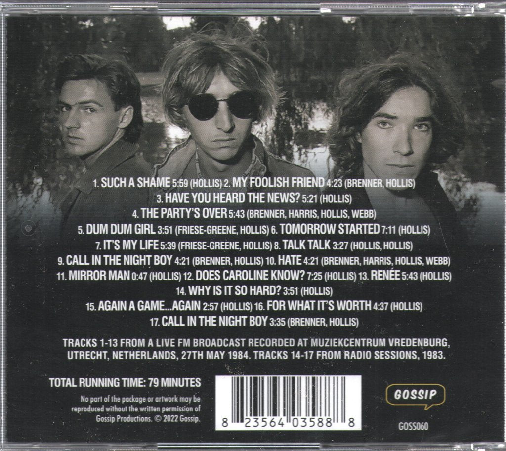 Talk Talk - Nether, Netherland - Cd