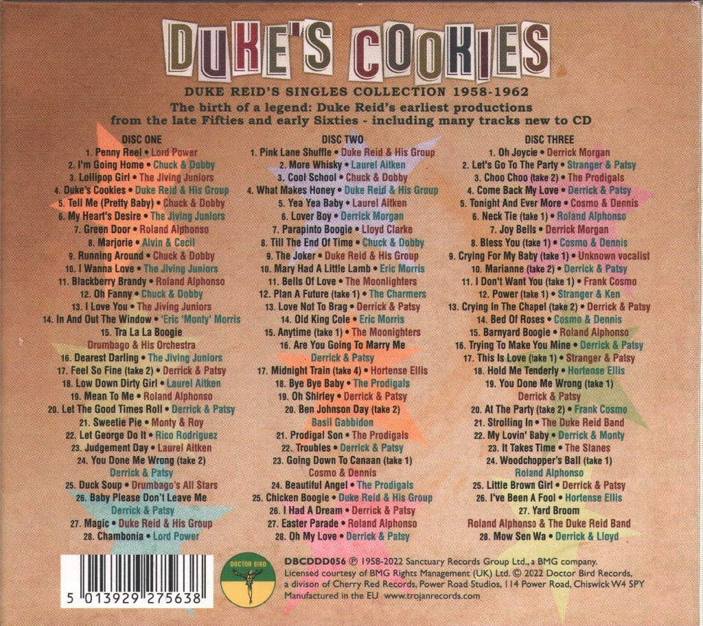 Various Artists - Duke’s Cookies (Duke Reid’s Singles Collection 1958-1962) - Triple Cd