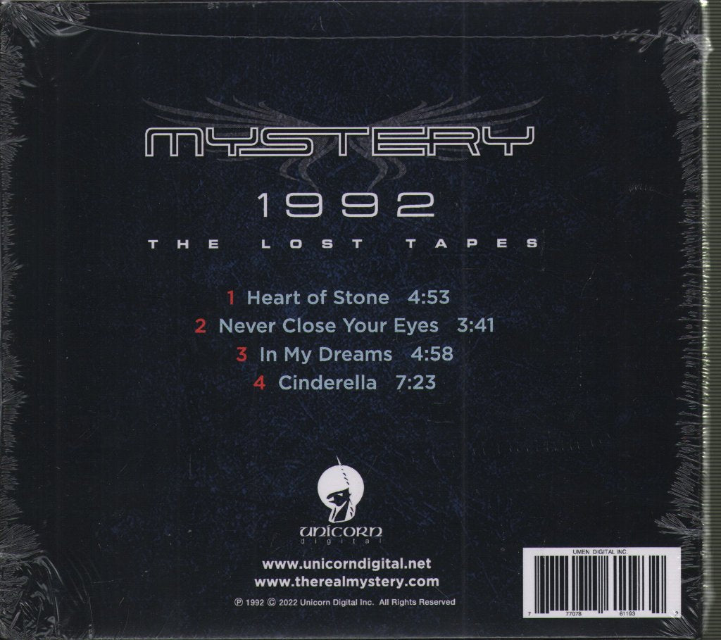 Mystery - 1992 (The Lost Tapes) - Cd