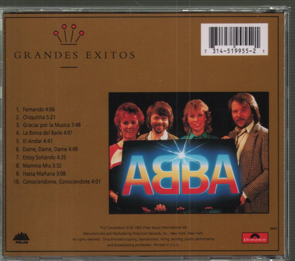 ABBA - Oro (Grandes Exitos) - Cd