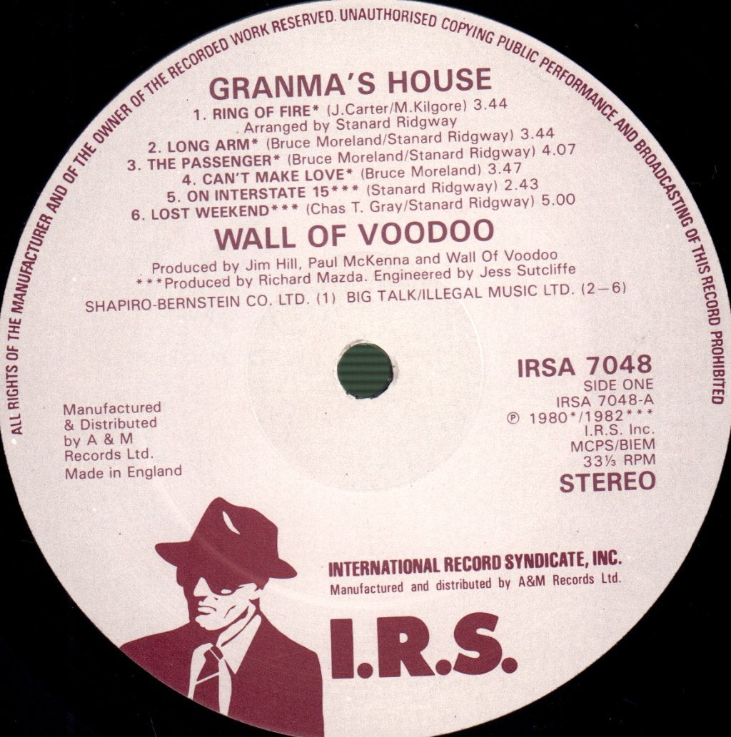 Wall Of Voodoo - Granma's House - A Collection Of Songs By Wall Of Voodoo - Lp