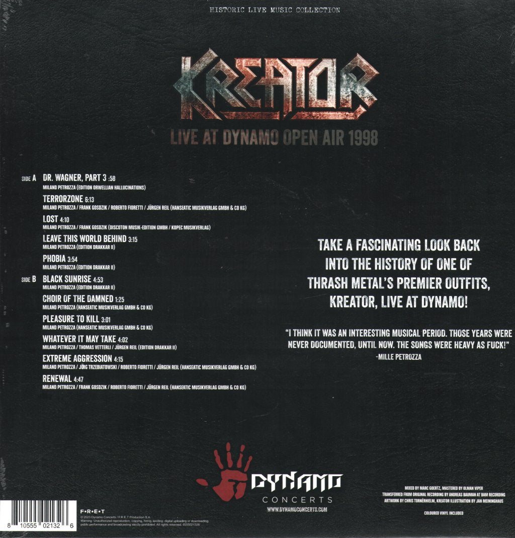 Kreator - Live At Dynamo Open Air 1998 - Lp