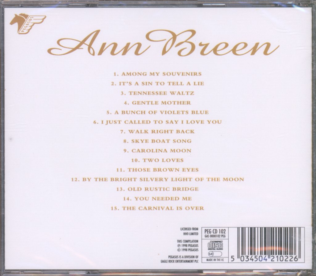 Ann Breen - Irish Favourites - Cd