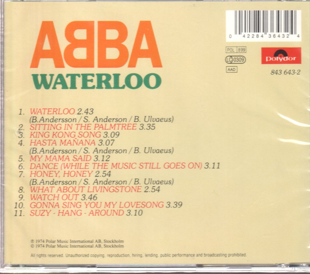 ABBA - Waterloo - Cd