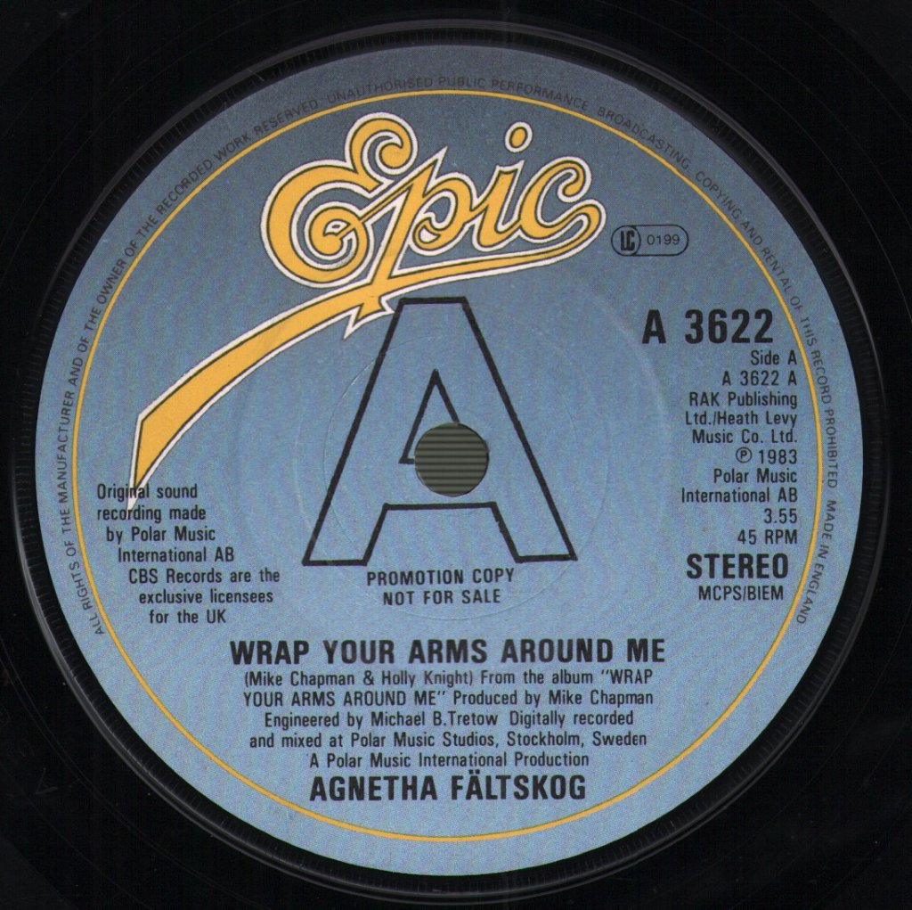 Agnetha Fältskog - Wrap Your Arms Around Me - 7 Inch