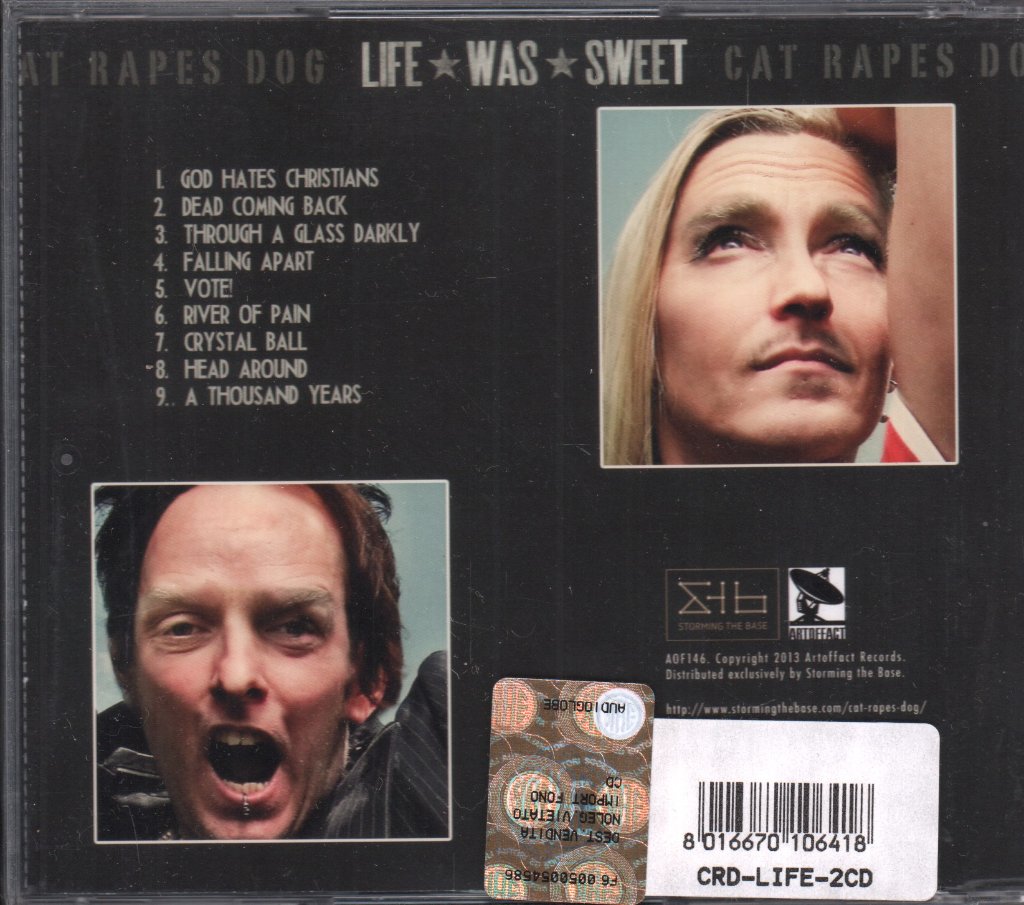 Cat Rapes Dog - Life Was Sweet - Double Cd