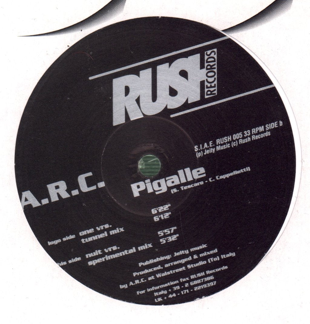 A.r.c. - Pigalle - 12 Inch