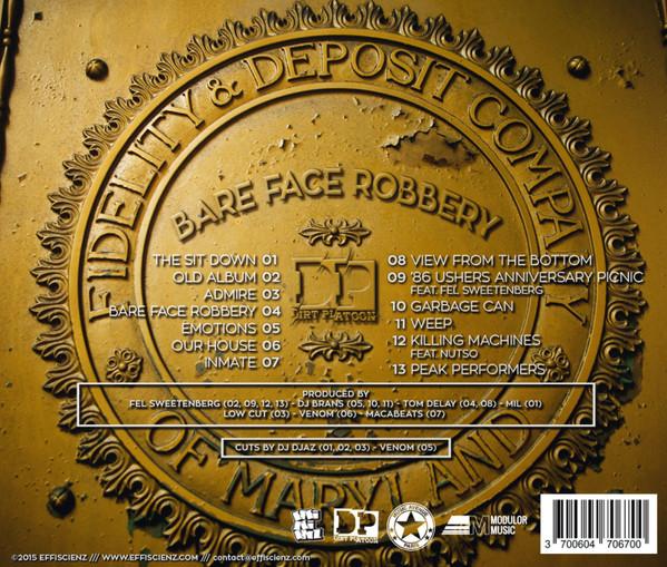 Dirt Platoon - Bare Face Robbery - Cd