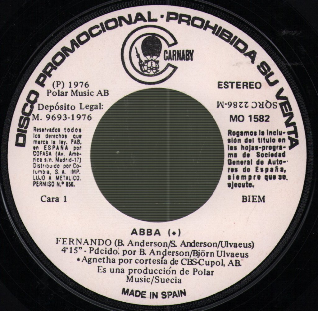 ABBA - Fernando - 7 Inch