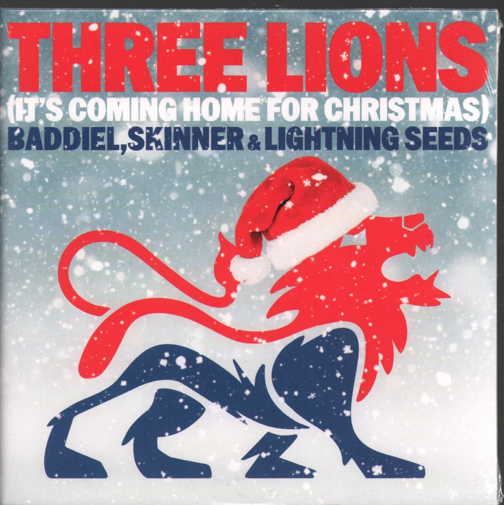 Baddiel And Skinner And Lightning Seeds - Three Lions (Its Coming Home For Christmas) - 7 Inch