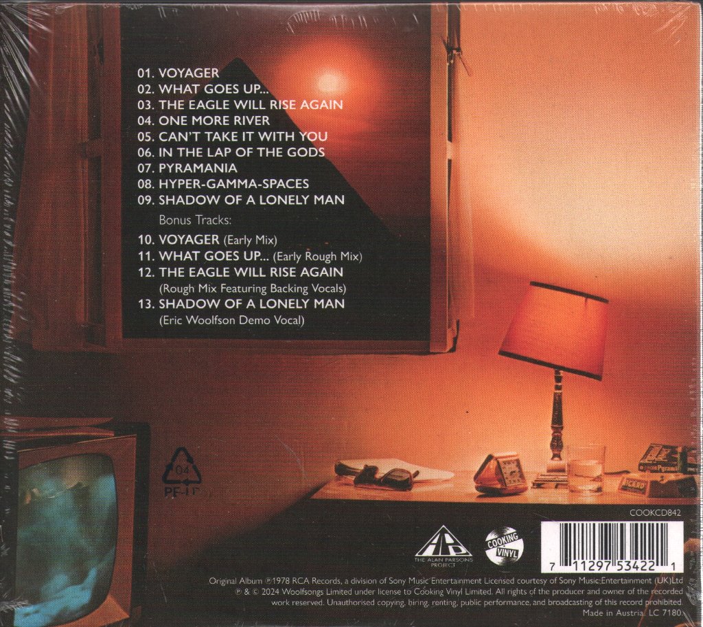 Alan Parsons Project - Pyramid - Cd