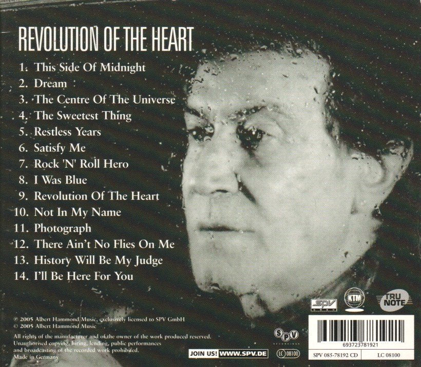 Albert Hammond - Revolution Of The Heart - Cd