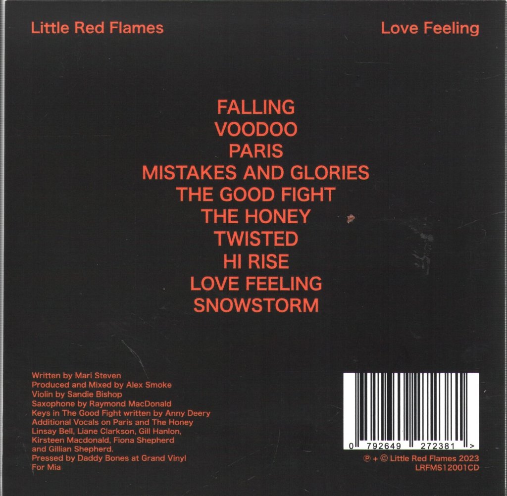 Little Red Flames - Love Feeling - Cd