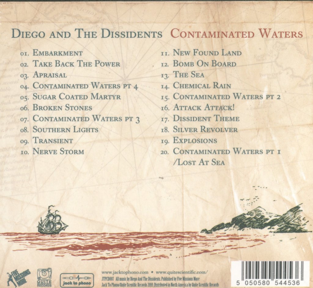 Diego And The Dissidents - Contaminated Waters - Cd