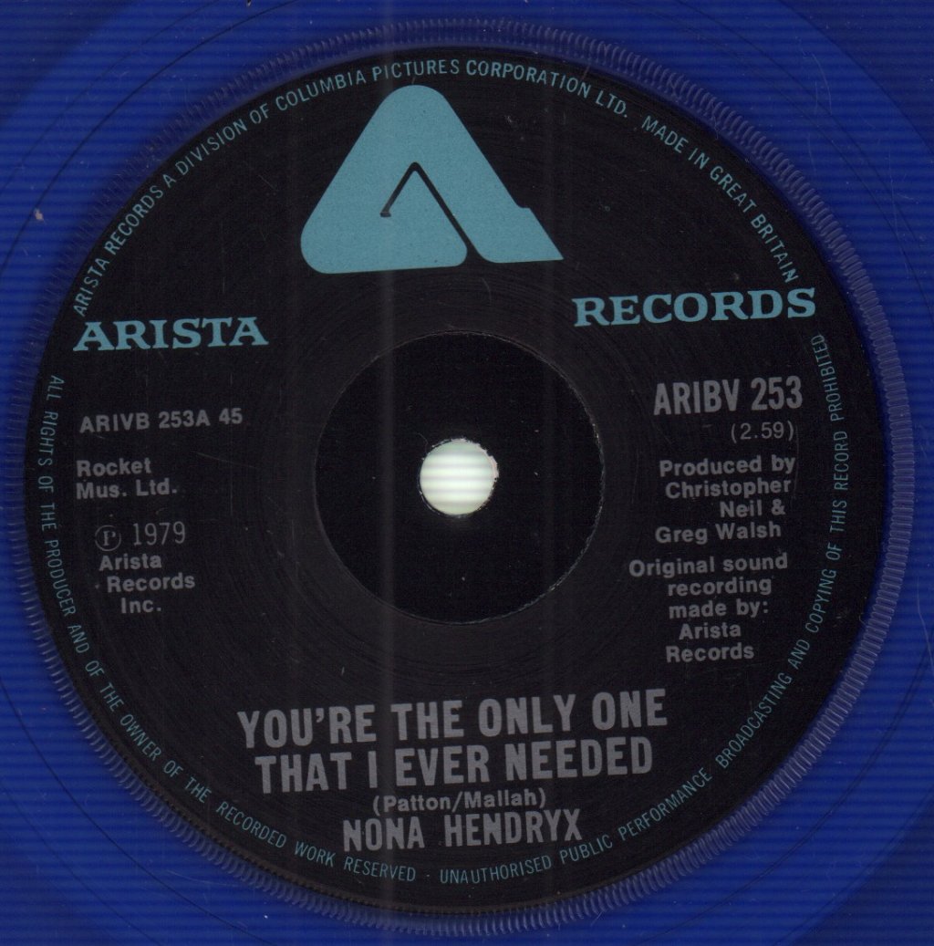 Nona Hendryx - You're The Only One That I Ever Needed - 7 Inch