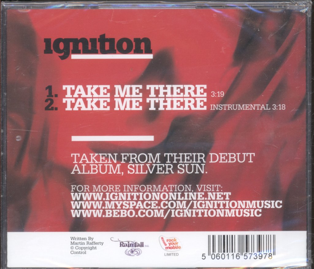 Ignition (rock/pop) - Take Me There - Cd