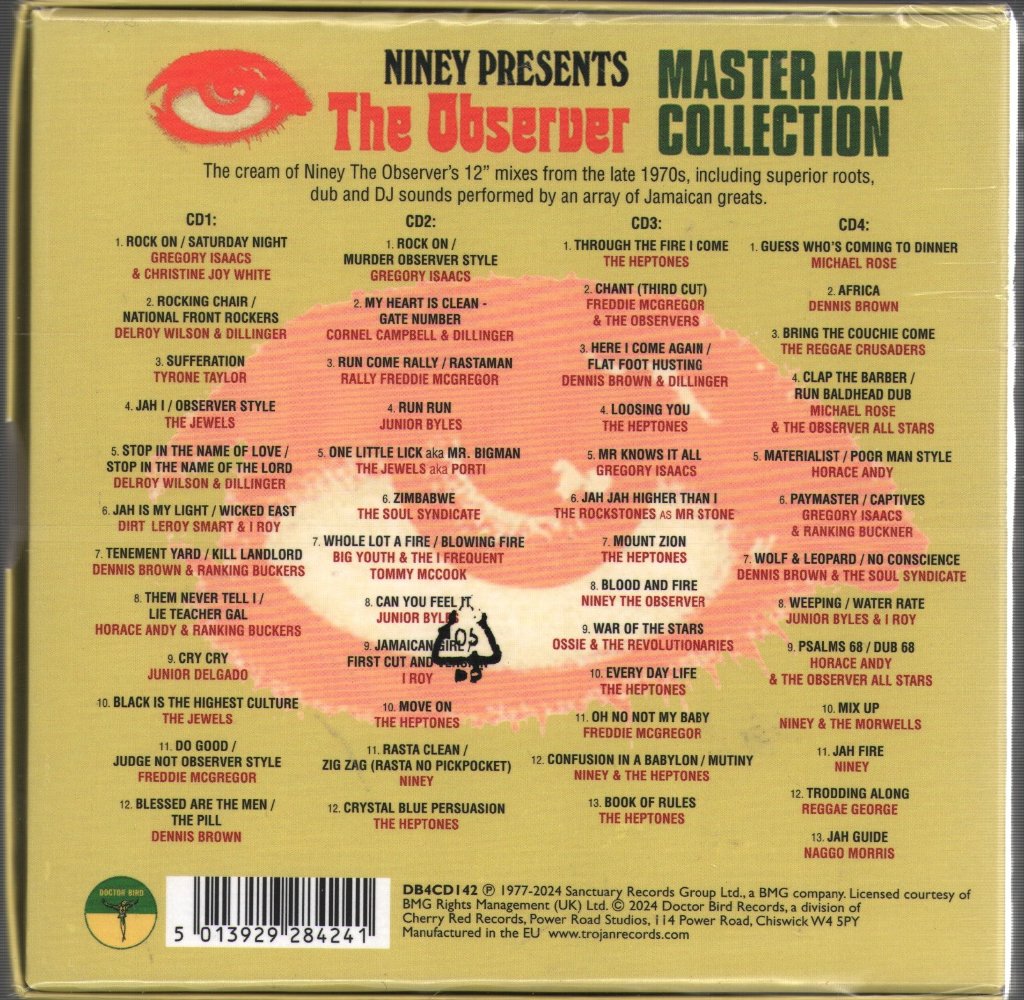 Niney The Observer - presents The Observer Master Mix Collection - Cd Set