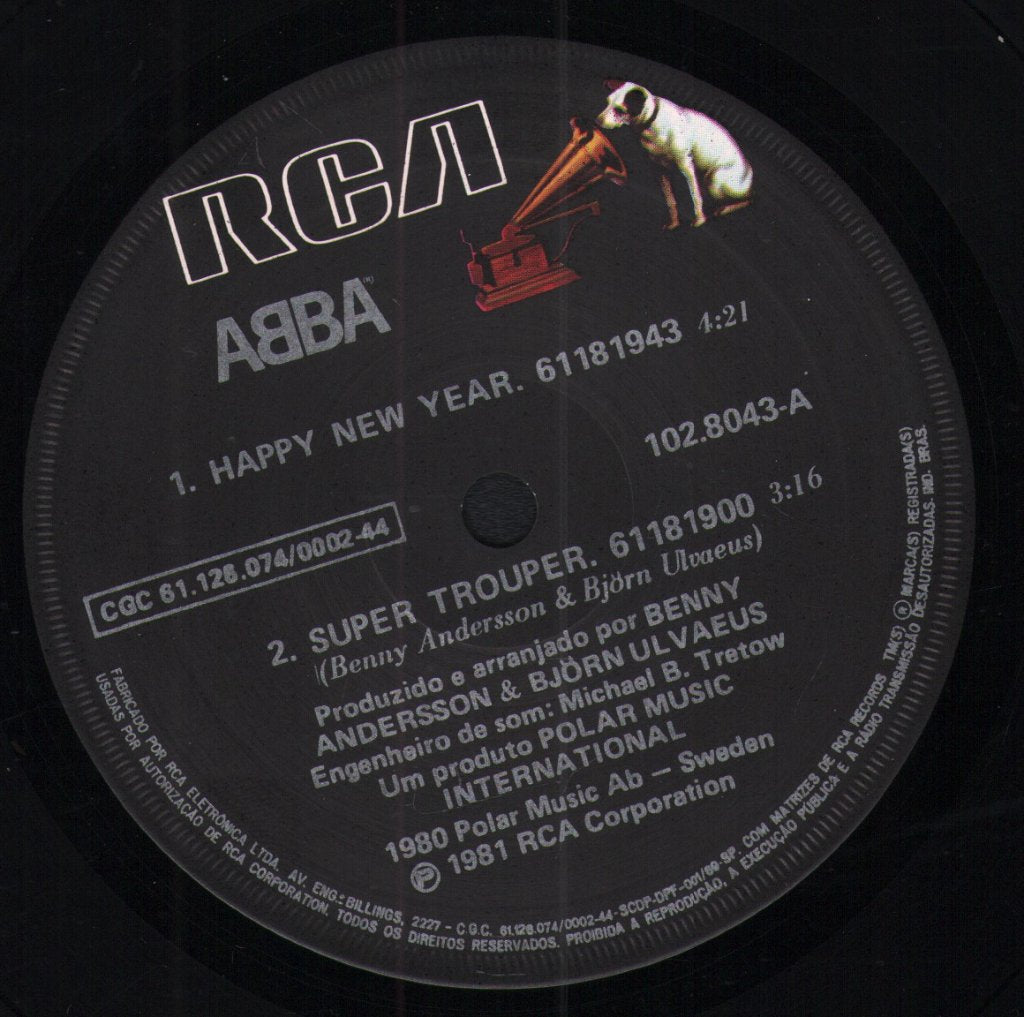 ABBA - Happy New Year - 7 Inch