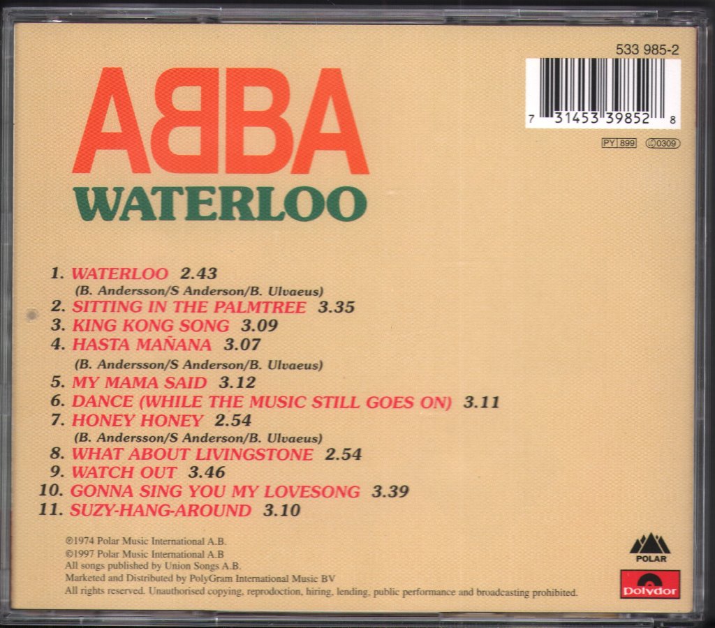 ABBA - Waterloo - Cd