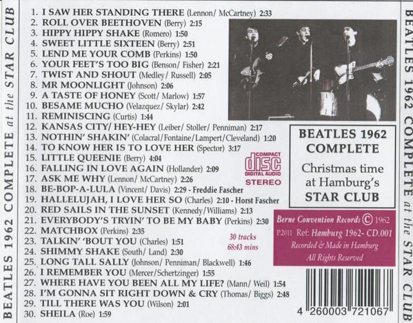 Beatles - 1962 Complete At The Star Club - Cdr