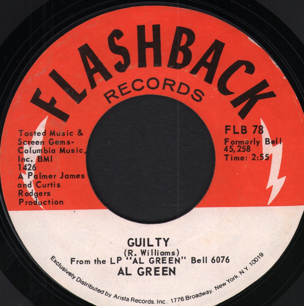 Al Green - Guilty - 7 Inch