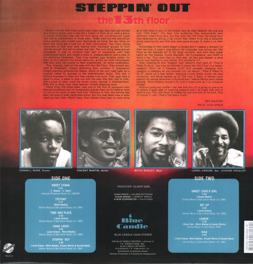 13th Floor - Steppin' Out - Lp