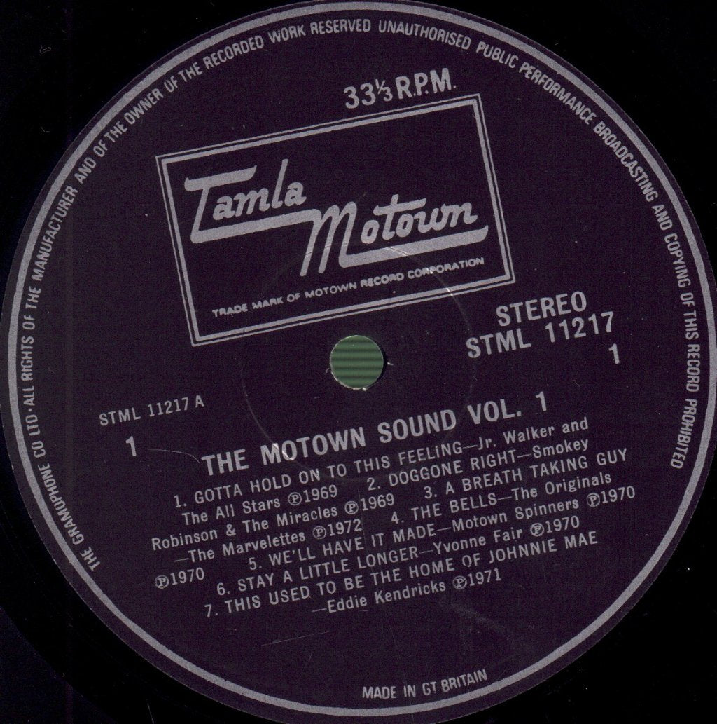 Various Artists - Motown Sound (Volume One) - Lp