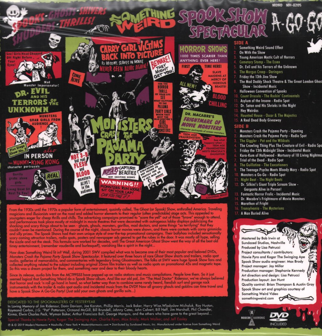 Something Weird - Spook Show Spectacular A-Go-Go - Lp