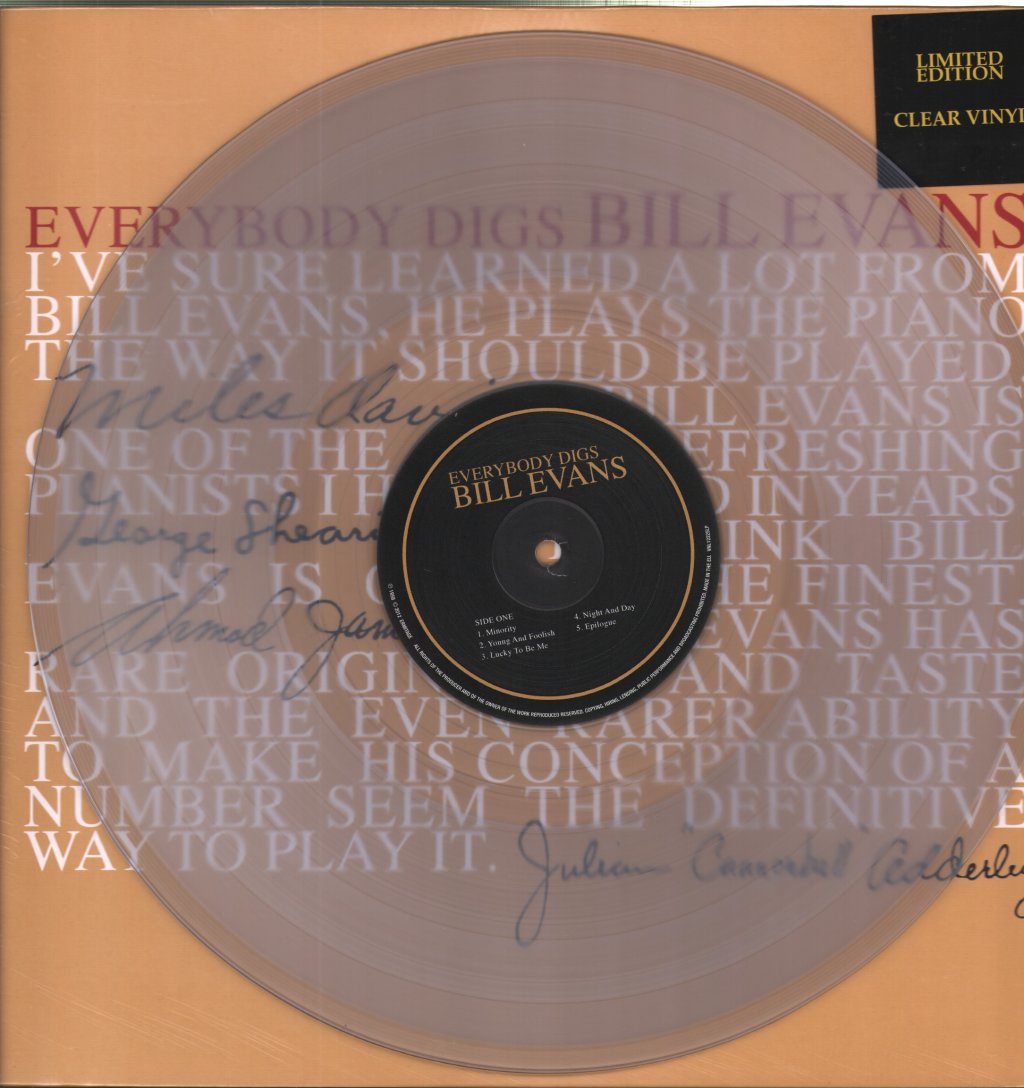 Bill Evans Trio - Everybody Digs Bill Evans - Lp