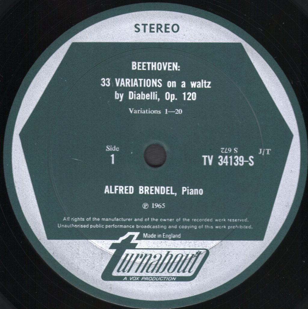 Alfred Brendel - Beethoven Diabelli Variations - Lp