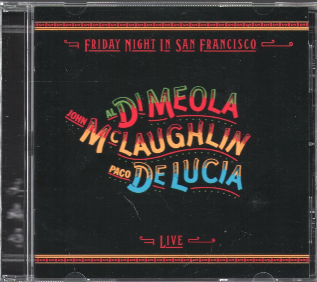 Al Di Meola John Mclaughlin Paco De Lucia - Friday Night In San Francisco - Cd